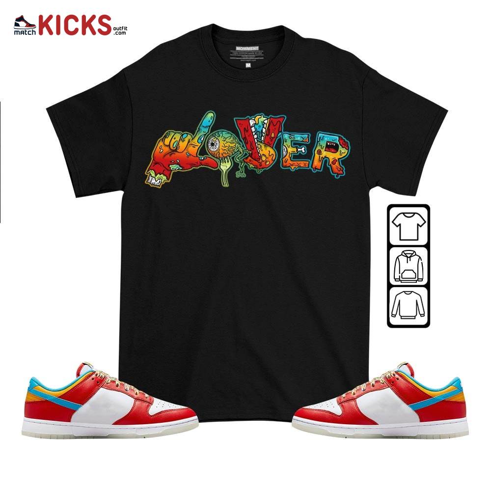 Scary Halloween Loser Lover Sneaker Shirt Match Fruity Pebbles Shoes, Dunk Low Fruity Pebbles MKO T-Shirt