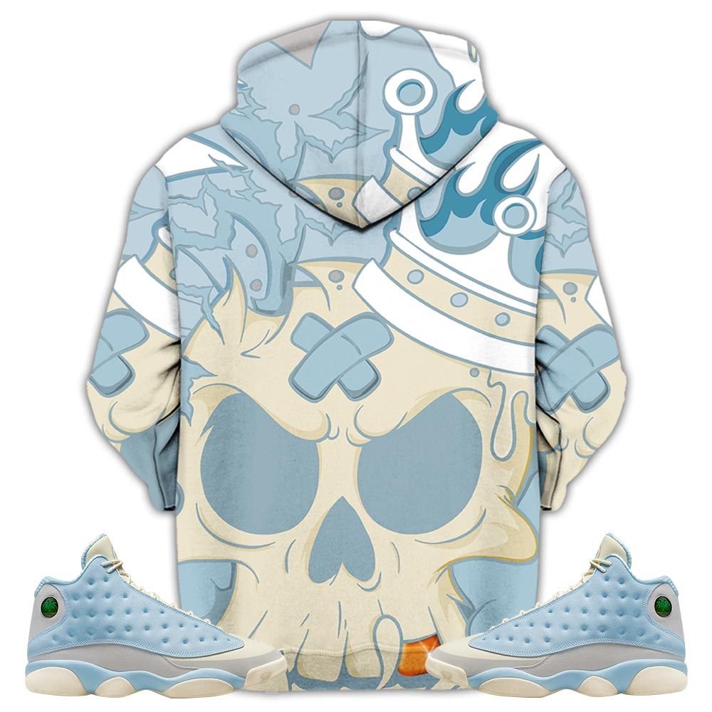 Scary Skull 90S Sneaker Shirt Match Solefly 13S, Jordan 13 Retro Solefly Hoodie Sweatshirt Tee All Over Print MKO Shirt