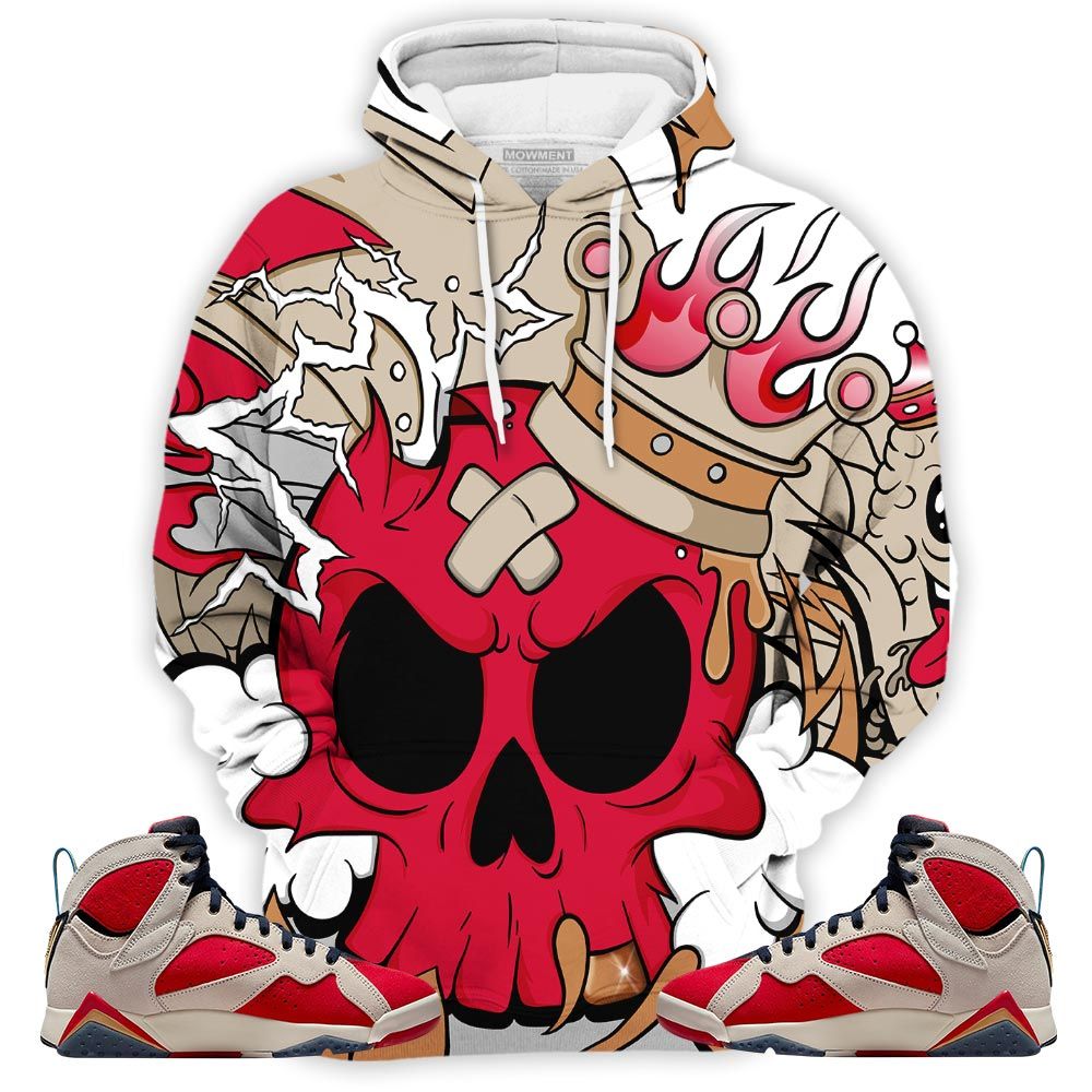 Scary Skull 90S Sneaker Shirt Match Trophy Room 7S, Jordan 7 Trophy Room Hoodie Sweatshirt Tee All Over Print MKO Shirt Scary Skull 90S Sneaker Shirt Match Trophy Room 7S, Jordan 7 Trophy Room Hoodie Sweatshirt Tee All Over Print MKO Shirt