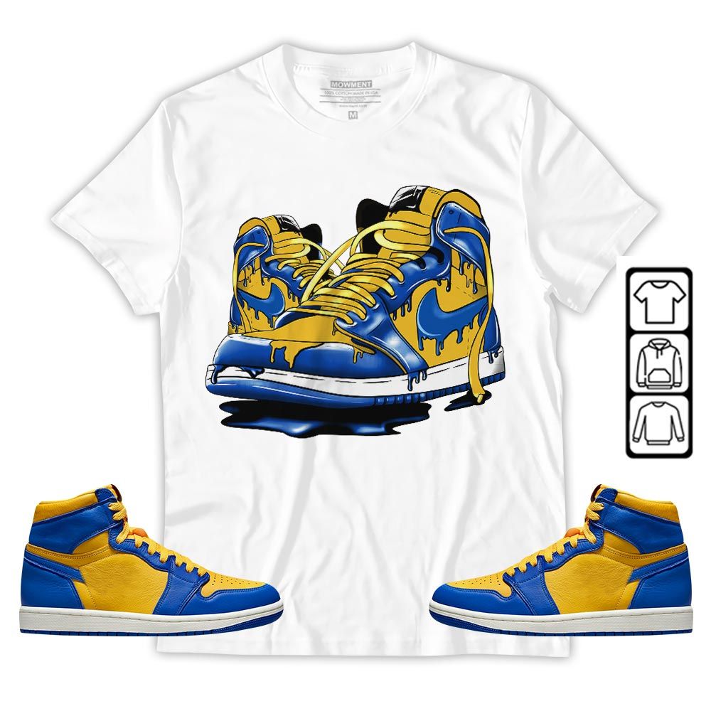 Shoe Dripping Sneaker Shirt Match 2023 Laney 1s, Jordan 1 Retro High Laney MKO T-Shirt Shoe Dripping Sneaker Shirt Match 2023 Laney 1s, Jordan 1 Retro High Laney MKO T-Shirt