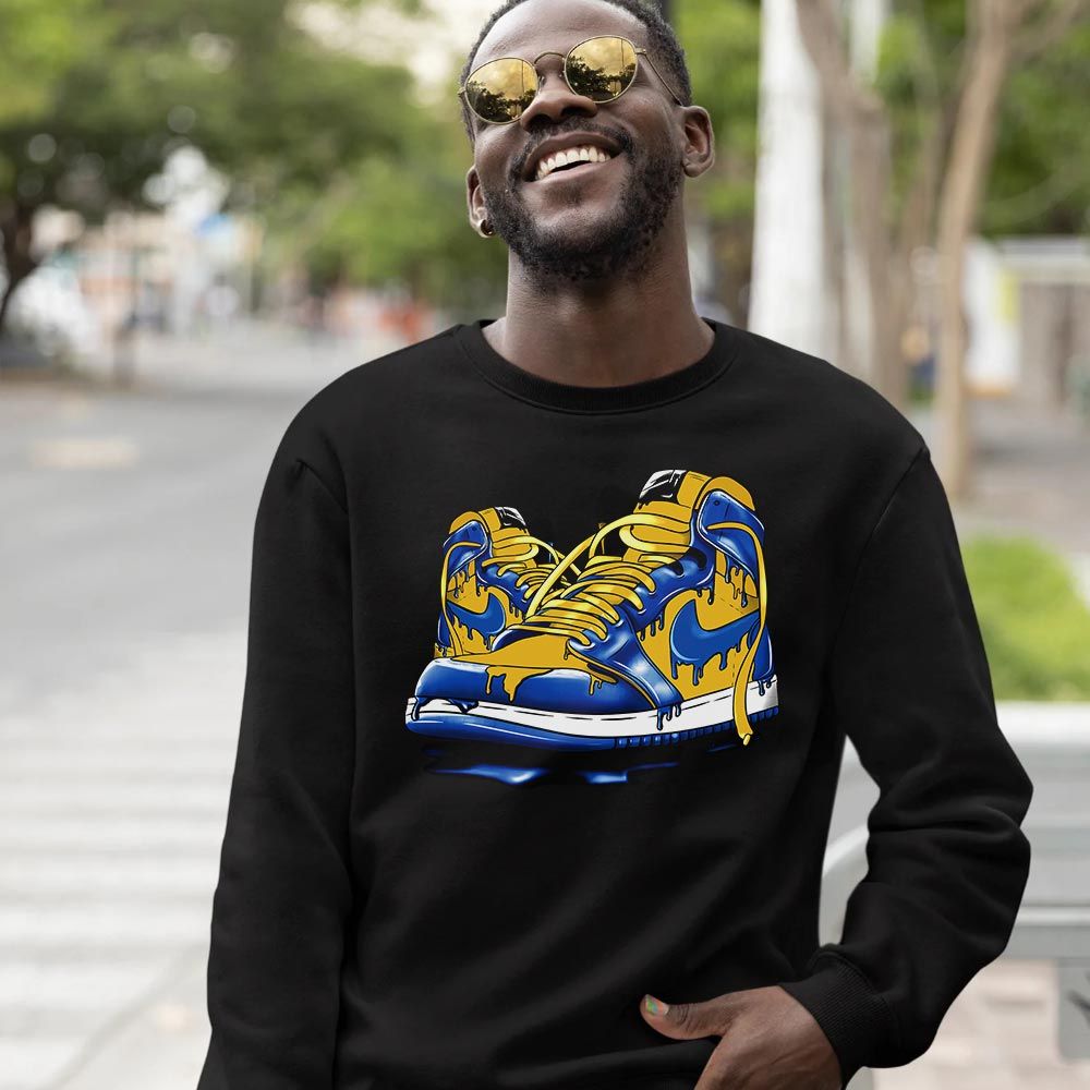Shoe Dripping Sneaker Shirt Match 2023 Laney 1s, Jordan 1 Retro High Laney MKO T-Shirt Shoe Dripping Sneaker Shirt Match 2023 Laney 1s, Jordan 1 Retro High Laney MKO T-Shirt