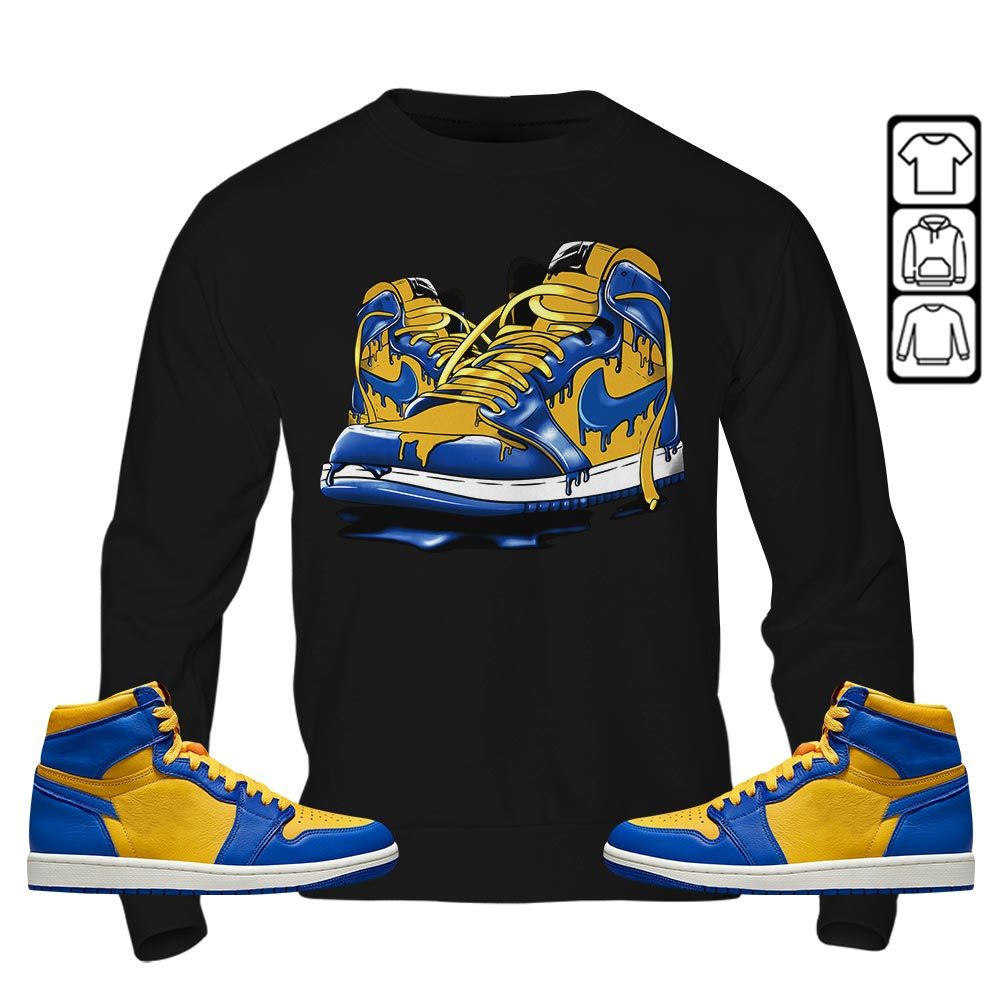 Shoe Dripping Sneaker Shirt Match 2023 Laney 1s, Jordan 1 Retro High Laney MKO T-Shirt Shoe Dripping Sneaker Shirt Match 2023 Laney 1s, Jordan 1 Retro High Laney MKO T-Shirt