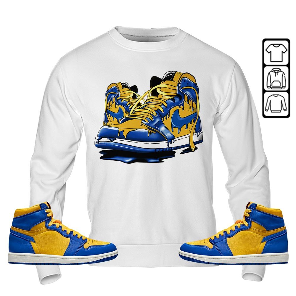 Shoe Dripping Sneaker Shirt Match 2023 Laney 1s, Jordan 1 Retro High Laney MKO T-Shirt Shoe Dripping Sneaker Shirt Match 2023 Laney 1s, Jordan 1 Retro High Laney MKO T-Shirt