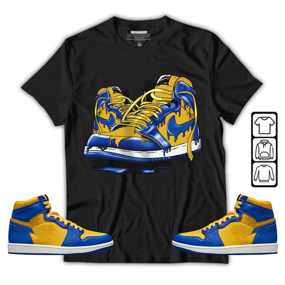 Shoe Dripping Sneaker Shirt Match 2023 Laney 1s, Jordan 1 Retro High Laney MKO T-Shirt Shoe Dripping Sneaker Shirt Match 2023 Laney 1s, Jordan 1 Retro High Laney MKO T-Shirt