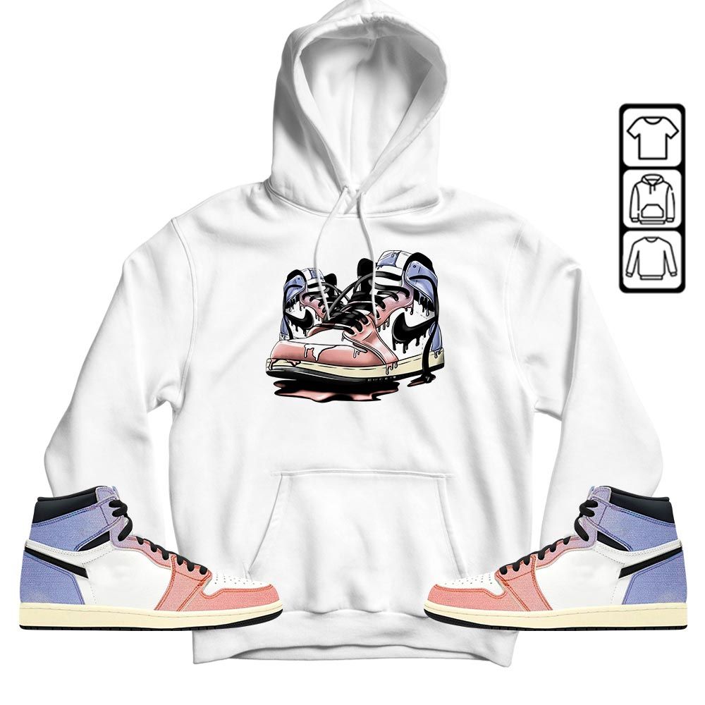 Shoe Dripping Sneaker Shirt Match Retro Skyline 1s, Jordan 1 High OG Skyline MKO T-Shirt