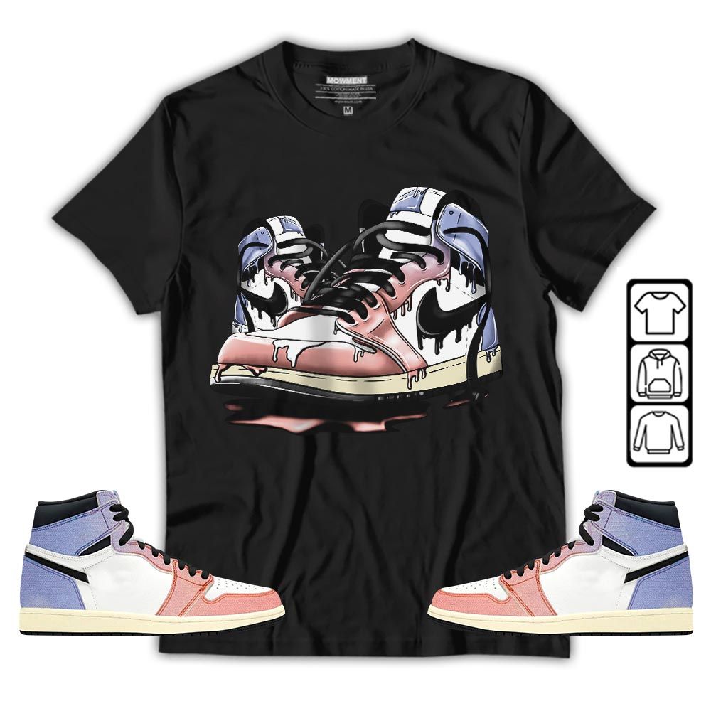Shoe Dripping Sneaker Shirt Match Retro Skyline 1s, Jordan 1 High OG Skyline MKO T-Shirt Shoe Dripping Sneaker Shirt Match Retro Skyline 1s, Jordan 1 High OG Skyline MKO T-Shirt