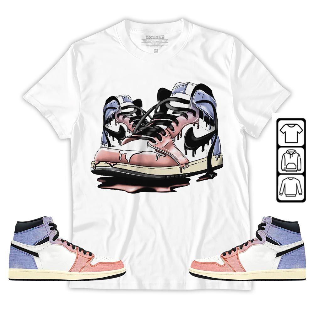 Shoe Dripping Sneaker Shirt Match Retro Skyline 1s, Jordan 1 High OG Skyline MKO T-Shirt Shoe Dripping Sneaker Shirt Match Retro Skyline 1s, Jordan 1 High OG Skyline MKO T-Shirt