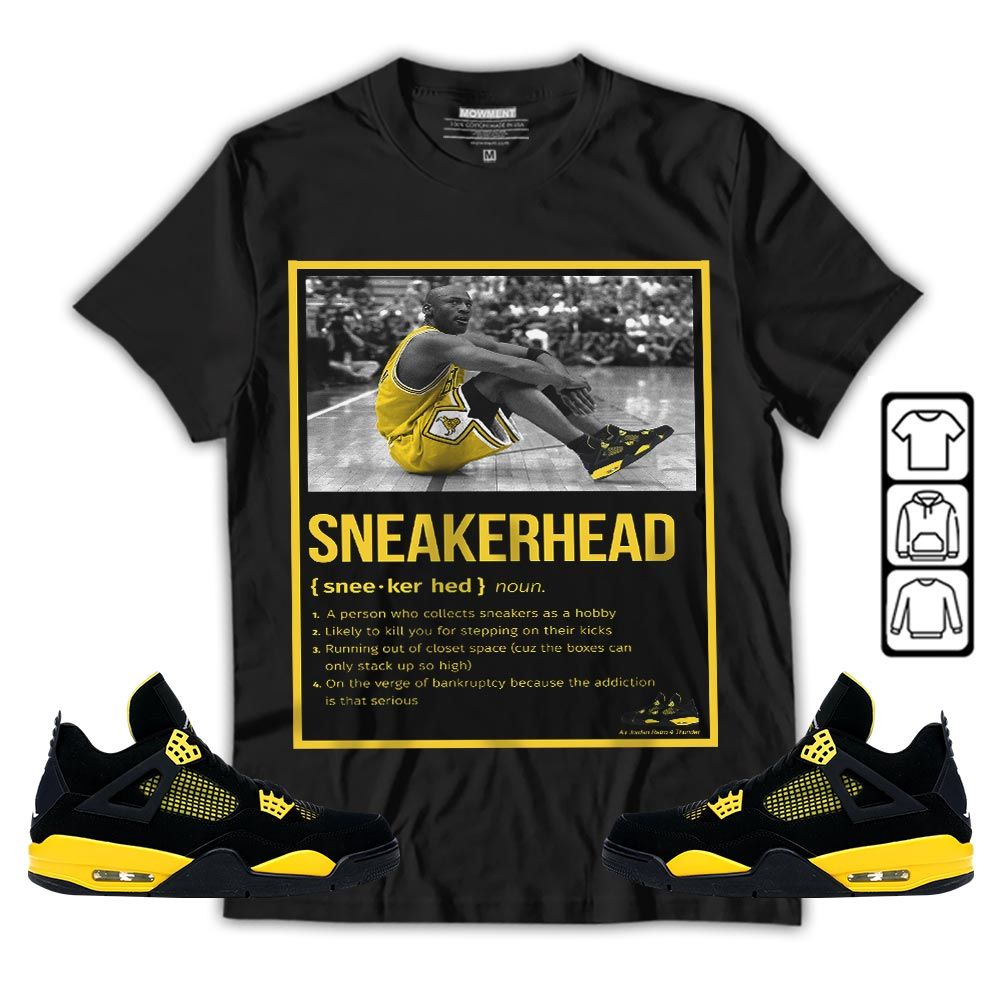 Shoes Basketball Goat Number 23 Sneaker Shirt Match 2023 Thunder 4s, Jordan Retro 4 Thunder MKO Hoodie