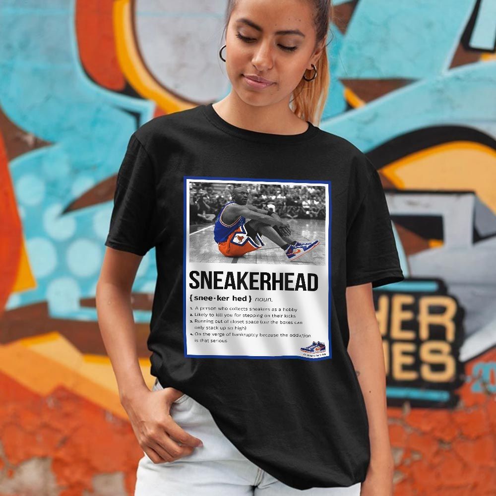 Shoes Basketball Goat Number 23 Sneaker Shirt Match Mid Knicks 1s, Jordan 1 Mid Knicks MKO T-Shirt Shoes Basketball Goat Number 23 Sneaker Shirt Match Mid Knicks 1s, Jordan 1 Mid Knicks MKO T-Shirt