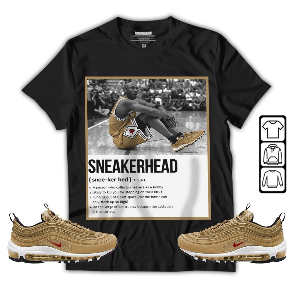 Shoes Basketball Goat Sneaker Shirt Match Air Max 97 Metallic Gold, Air Max 97 Gold Bullet MKO T-Shirt Shoes Basketball Goat Sneaker Shirt Match Air Max 97 Metallic Gold, Air Max 97 Gold Bullet MKO T-Shirt