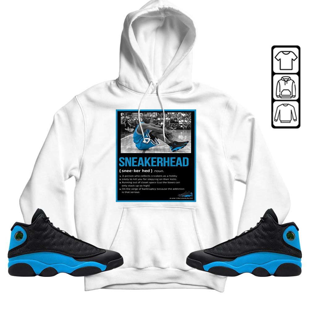 Shoes Basketball Goat Sneaker Shirt Match Black University Blue 13s, Jordan 13 Black University Blue 2022 MKO Hoodie Shoes Basketball Goat Sneaker Shirt Match Black University Blue 13s, Jordan 13 Black University Blue 2022 MKO Hoodie