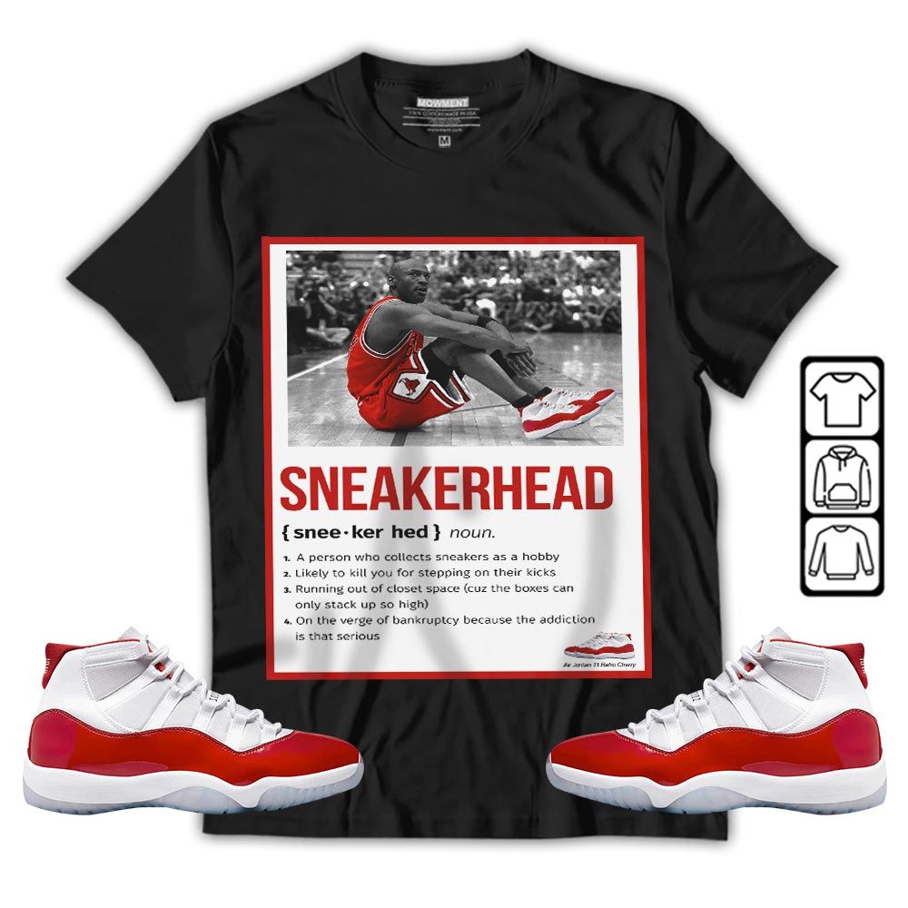 Shoes Basketball Goat Sneaker Shirt Match Cherry 11s, Jordan 11 Retro Cherry MKO T-Shirt Shoes Basketball Goat Sneaker Shirt Match Cherry 11s, Jordan 11 Retro Cherry MKO T-Shirt