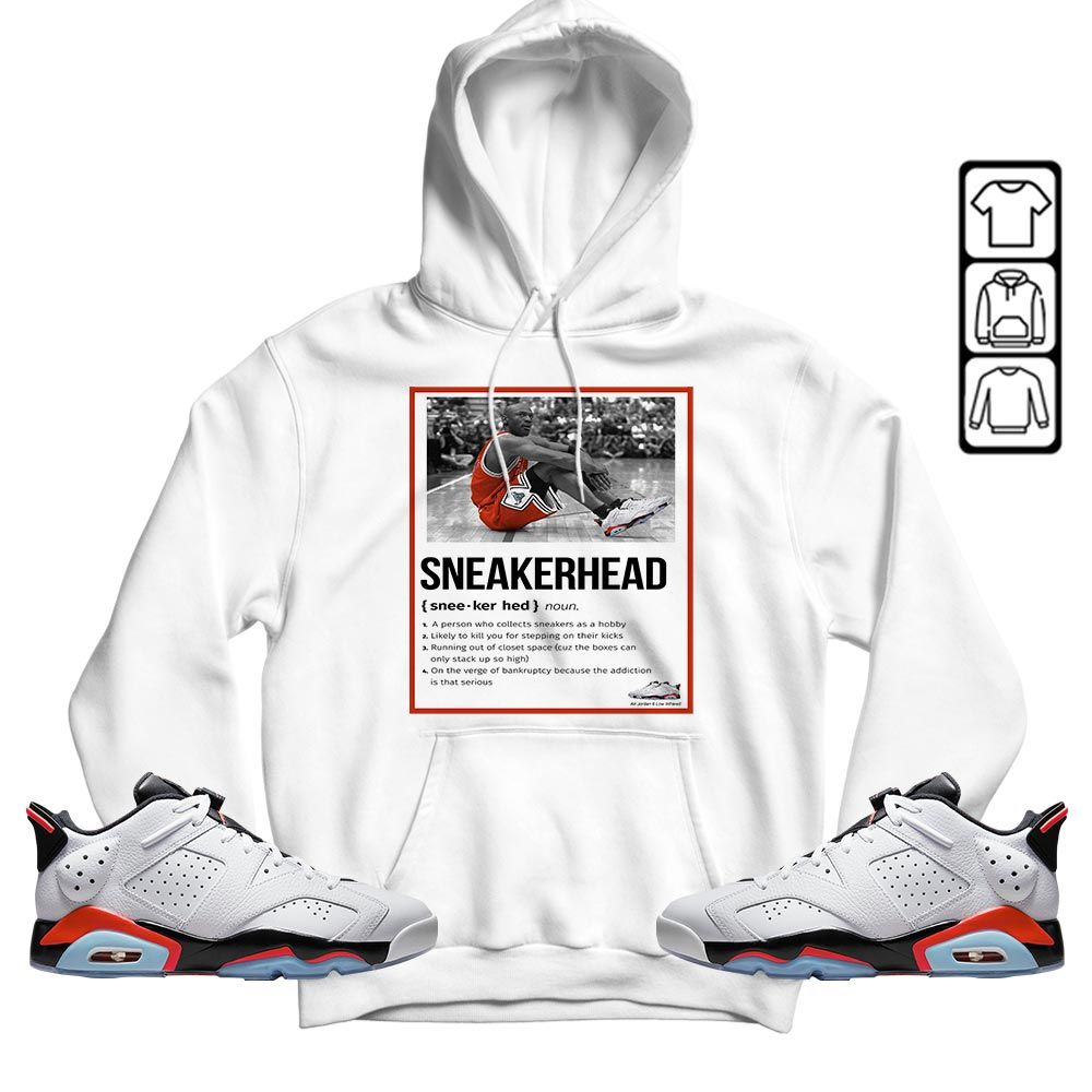 Shoes Basketball Goat Sneaker Shirt Match Golf White Infrared 6s, Jordan 6 Low Infrared MKO T-Shirt Shoes Basketball Goat Sneaker Shirt Match Golf White Infrared 6s, Jordan 6 Low Infrared MKO T-Shirt