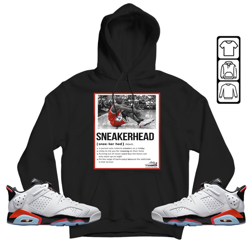 Shoes Basketball Goat Sneaker Shirt Match Golf White Infrared 6s, Jordan 6 Low Infrared MKO T-Shirt Shoes Basketball Goat Sneaker Shirt Match Golf White Infrared 6s, Jordan 6 Low Infrared MKO T-Shirt