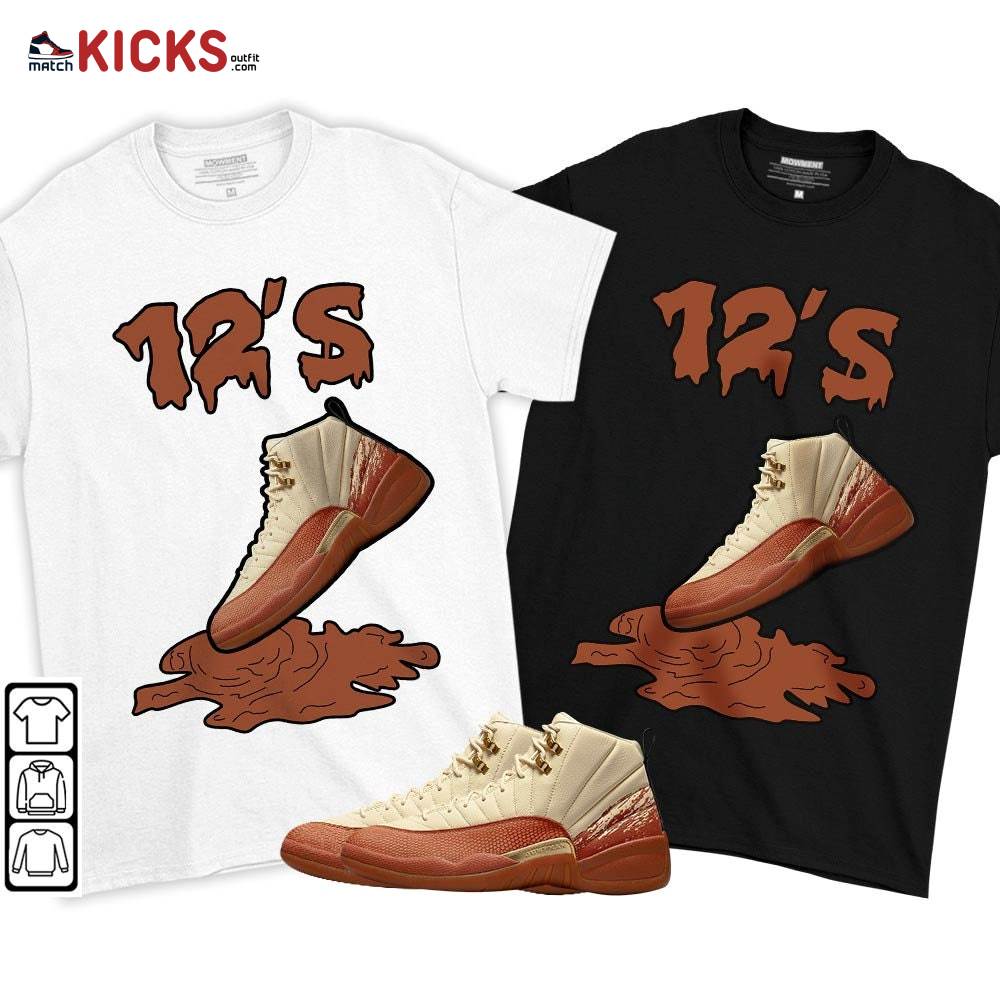 Shoes Dripping Sneaker Shirt Match Eastside Golf 12s, Jordan 12 Retro Eastside Golf MKO T-Shirt