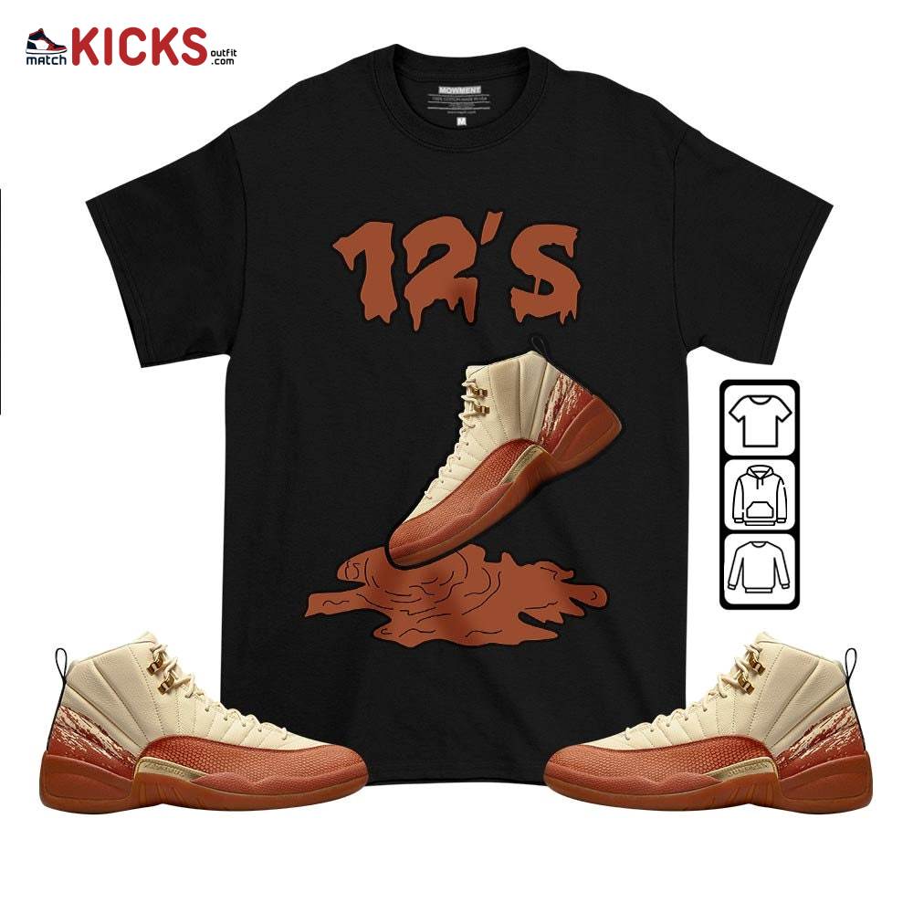 Shoes Dripping Sneaker Shirt Match Eastside Golf 12s, Jordan 12 Retro Eastside Golf MKO T-Shirt