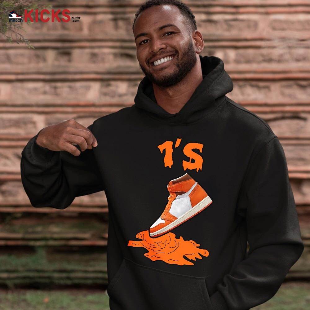 Shoes Dripping Sneaker Shirt Match Retro Starfish 1s, Jordan 1 Retro High OG Starfish MKO T-Shirt Shoes Dripping Sneaker Shirt Match Retro Starfish 1s, Jordan 1 Retro High OG Starfish MKO T-Shirt