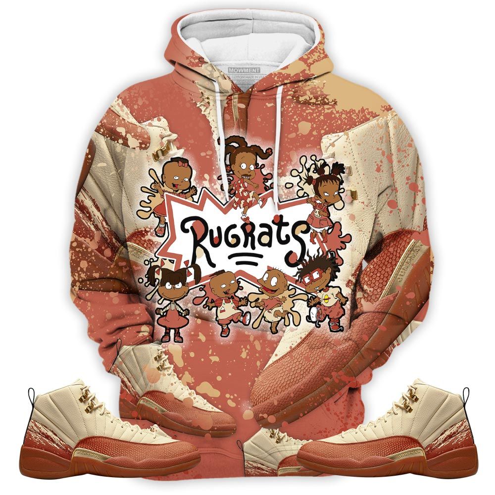 Shoes Funny Cartoon 90S Kids Melanin Sneaker Shirt Match Eastside Golf 12S, Jordan 12 Retro Eastside Golf Hoodie Sweatshirt Tee All Over Print MKO Shirt