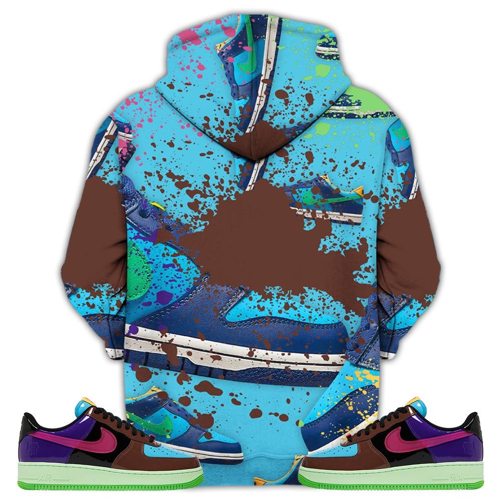 Shoes Got Em Drip 3D Sneaker Shirt Match Af 1 Low Sp Pink Prime, Air Force 1 Undefeated Pink Prime Hoodie Sweatshirt Tee All Over Print MKO Shirt