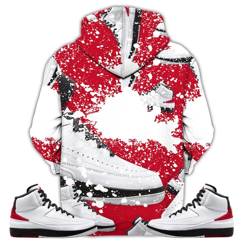 Shoes Got Em Drip Sneaker Shirt Match 2 Chicago Varsity Red, Jordan Retro 2 Chicago Hoodie Sweatshirt Tee All Over Print MKO Shirt