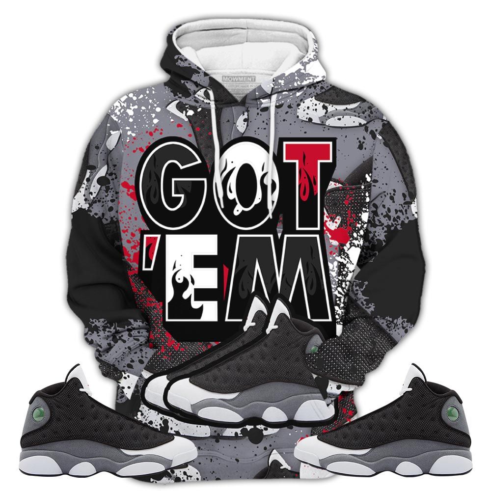 Shoes Got Em Drip Sneaker Shirt Match Black Flint 13S, Jordan Retro 13 Black Flint Hoodie Sweatshirt Tee All Over Print MKO Shirt Shoes Got Em Drip Sneaker Shirt Match Black Flint 13S, Jordan Retro 13 Black Flint Hoodie Sweatshirt Tee All Over Print MKO Shirt