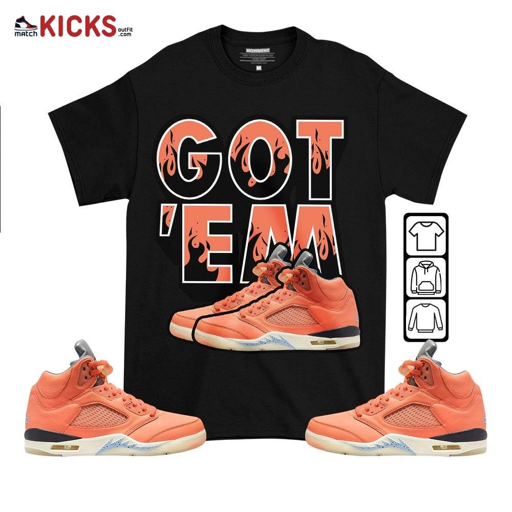 Shoes Got Em Drip Sneaker Shirt Match Crimson Bliss 5s, Jordan 5 DJ Khaled Crimson Bliss MKO T-Shirt