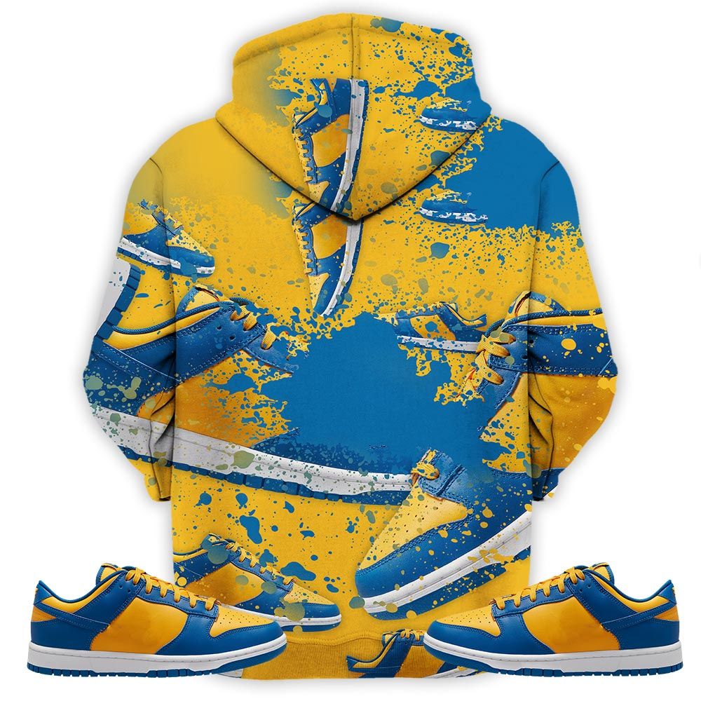Shoes Got Em Drip Sneaker Shirt Match Dunk Low Blue Yellow, Dunk Low Blue Jay Hoodie Sweatshirt Tee All Over Print MKO Shirt