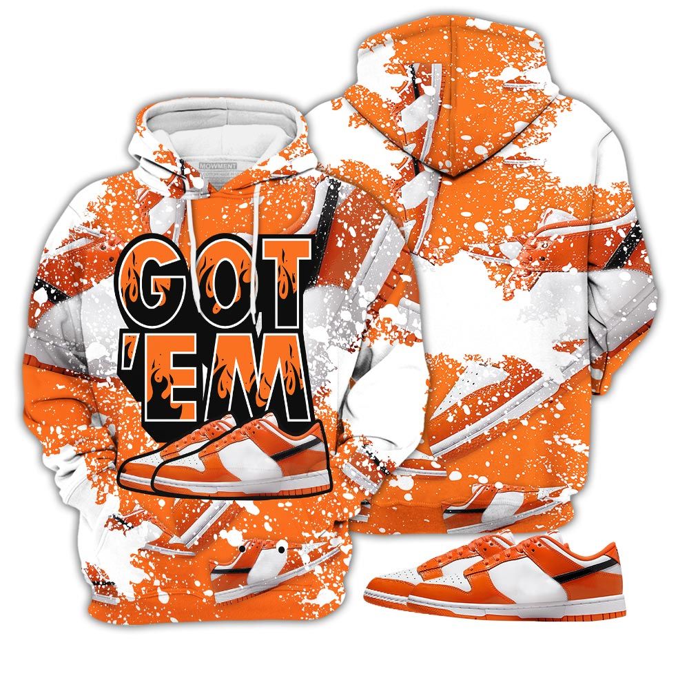 Shoes Got Em Drip Sneaker Shirt Match Dunk Low Orange Black, Dunk Low Patent Halloween Hoodie Sweatshirt Tee All Over Print MKO Shirt Shoes Got Em Drip Sneaker Shirt Match Dunk Low Orange Black, Dunk Low Patent Halloween Hoodie Sweatshirt Tee All Over Print MKO Shirt