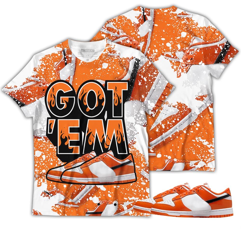 Shoes Got Em Drip Sneaker Shirt Match Dunk Low Orange Black, Dunk Low Patent Halloween Hoodie Sweatshirt Tee All Over Print MKO Shirt Shoes Got Em Drip Sneaker Shirt Match Dunk Low Orange Black, Dunk Low Patent Halloween Hoodie Sweatshirt Tee All Over Print MKO Shirt