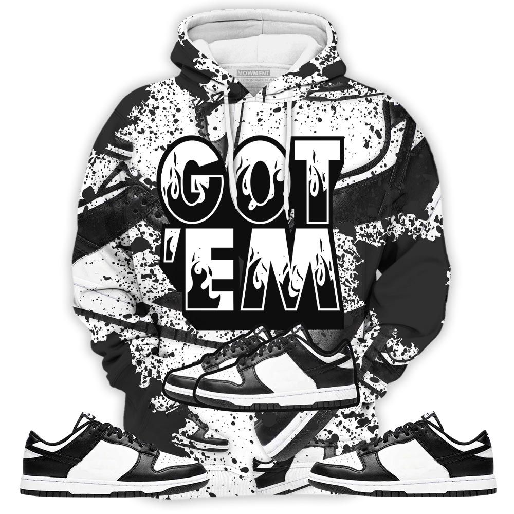 Shoes Got Em Drip Sneaker Shirt Match Dunk Panda Black White, Dunk Low Panda 2022 Hoodie Sweatshirt Tee All Over Print MKO Shirt Shoes Got Em Drip Sneaker Shirt Match Dunk Panda Black White, Dunk Low Panda 2022 Hoodie Sweatshirt Tee All Over Print MKO Shirt