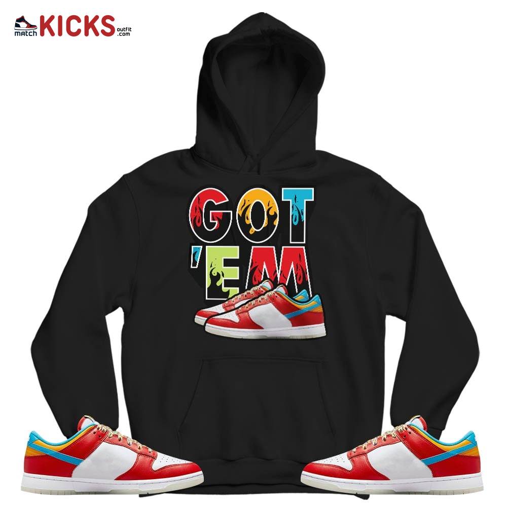 Shoes Got Em Drip Sneaker Shirt Match Fruity Pebbles Dunk Low, Dunk Low Fruity Pebbles MKO T-Shirt Shoes Got Em Drip Sneaker Shirt Match Fruity Pebbles Dunk Low, Dunk Low Fruity Pebbles MKO T-Shirt