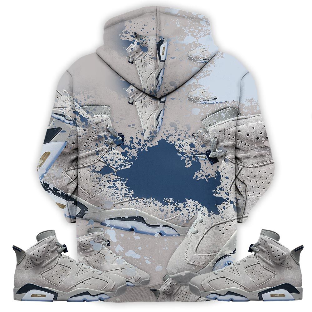 Shoes Got Em Drip Sneaker Shirt Match Georgetown 6S, Jordan 6 Retro Georgetown Hoodie Sweatshirt Tee All Over Print MKO Shirt