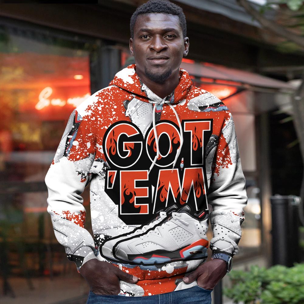 Shoes Got Em Drip Sneaker Shirt Match Golf White Infrared 6S, Jordan 6 Low Infrared Hoodie Sweatshirt Tee All Over Print MKO Shirt Shoes Got Em Drip Sneaker Shirt Match Golf White Infrared 6S, Jordan 6 Low Infrared Hoodie Sweatshirt Tee All Over Print MKO Shirt