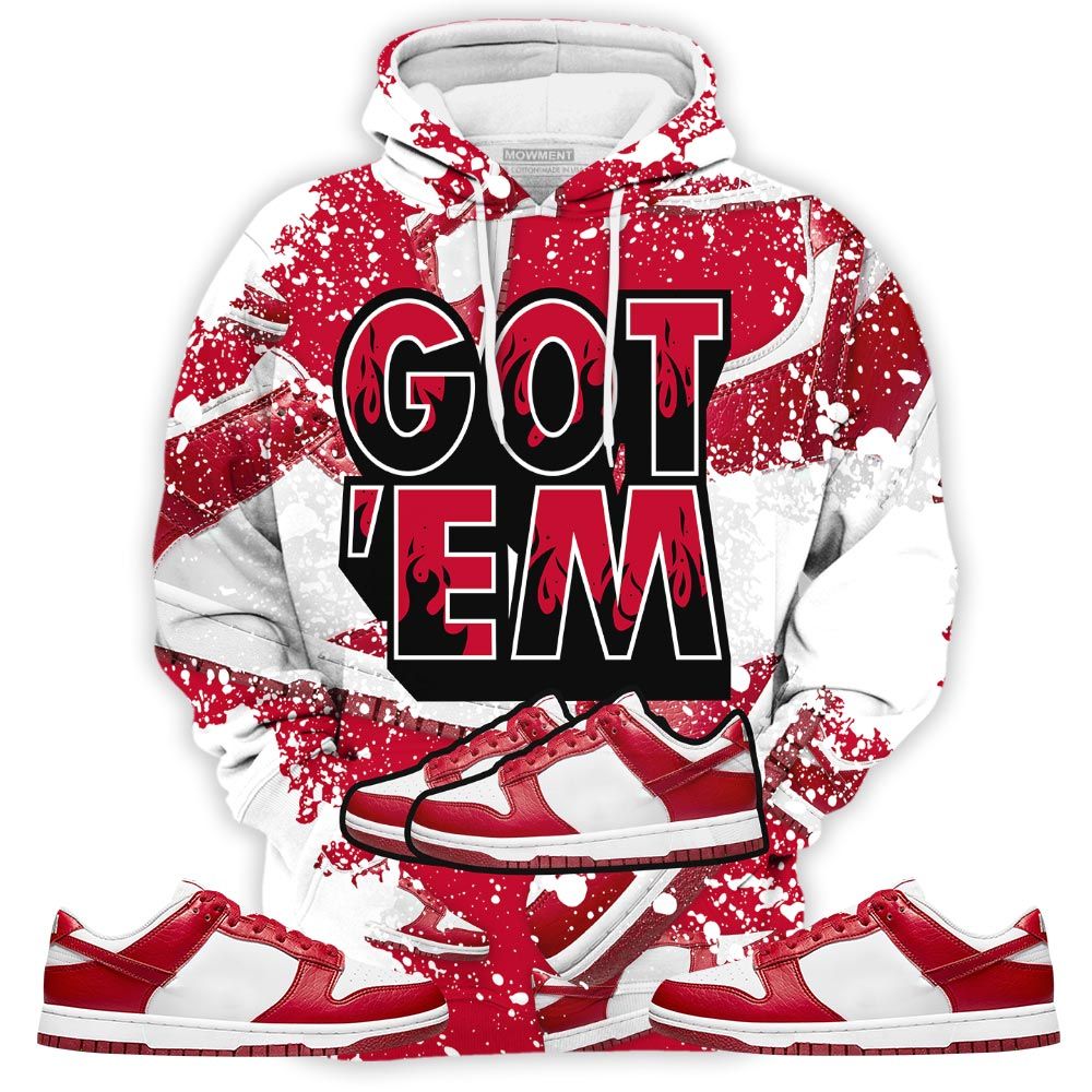 Shoes Got Em Drip Sneaker Shirt Match Low Nature White Gym Red, Dunk Low Gym Red Hoodie Sweatshirt Tee All Over Print MKO Shirt Shoes Got Em Drip Sneaker Shirt Match Low Nature White Gym Red, Dunk Low Gym Red Hoodie Sweatshirt Tee All Over Print MKO Shirt
