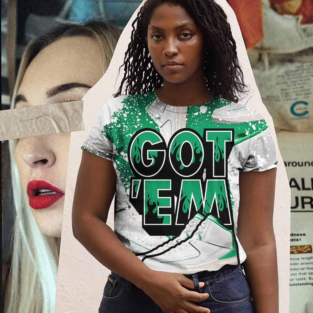 Shoes Got Em Drip Sneaker Shirt Match Lucky Green 2S, Jordan 2 Lucky Green Hoodie Sweatshirt Tee All Over Print MKO Shirt Shoes Got Em Drip Sneaker Shirt Match Lucky Green 2S, Jordan 2 Lucky Green Hoodie Sweatshirt Tee All Over Print MKO Shirt