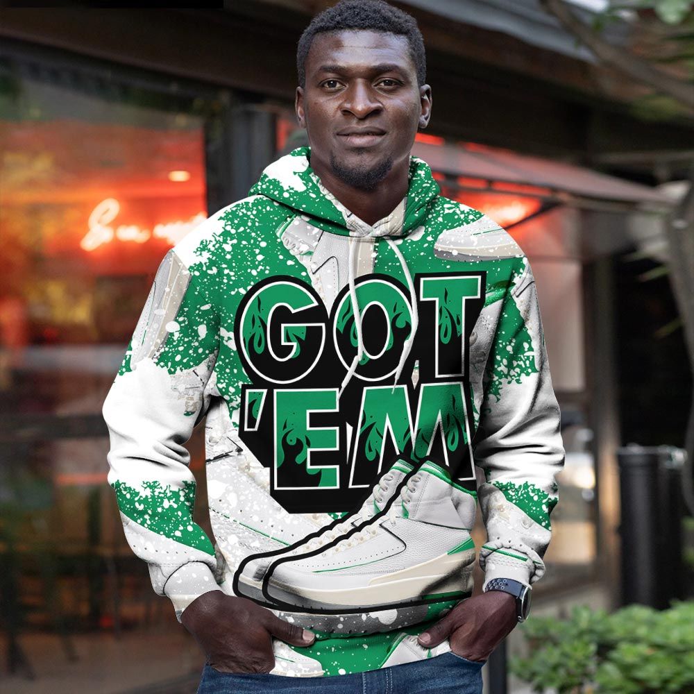 Shoes Got Em Drip Sneaker Shirt Match Lucky Green 2S, Jordan 2 Lucky Green Hoodie Sweatshirt Tee All Over Print MKO Shirt Shoes Got Em Drip Sneaker Shirt Match Lucky Green 2S, Jordan 2 Lucky Green Hoodie Sweatshirt Tee All Over Print MKO Shirt