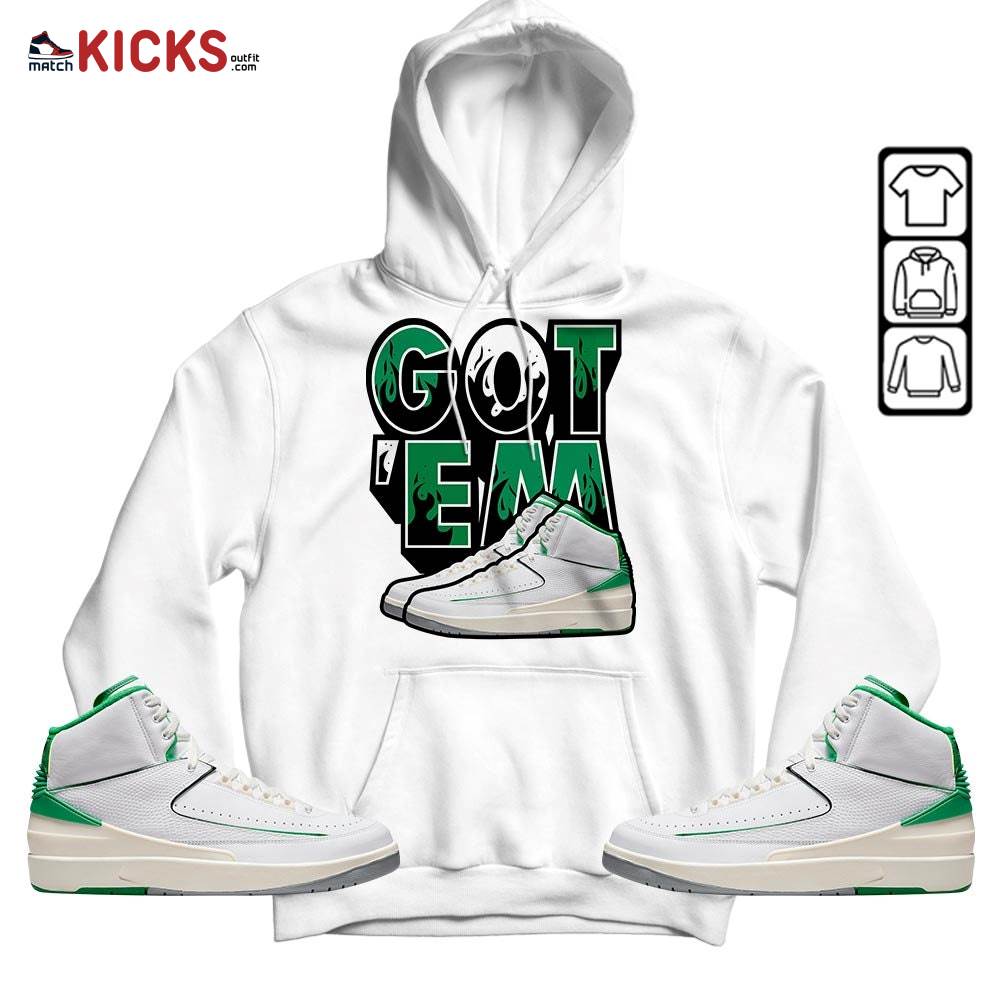 Shoes Got Em Drip Sneaker Shirt Match Lucky Green 2s, Jordan 2 Lucky Green MKO T-Shirt Shoes Got Em Drip Sneaker Shirt Match Lucky Green 2s, Jordan 2 Lucky Green MKO T-Shirt
