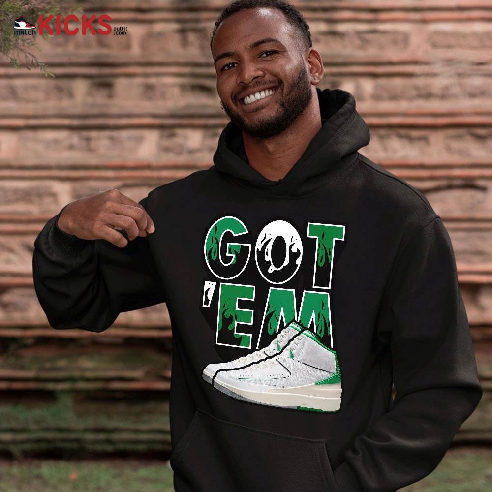 Shoes Got Em Drip Sneaker Shirt Match Lucky Green 2s, Jordan 2 Lucky Green MKO T-Shirt Shoes Got Em Drip Sneaker Shirt Match Lucky Green 2s, Jordan 2 Lucky Green MKO T-Shirt