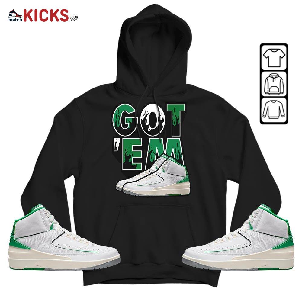 Shoes Got Em Drip Sneaker Shirt Match Lucky Green 2s, Jordan 2 Lucky Green MKO T-Shirt Shoes Got Em Drip Sneaker Shirt Match Lucky Green 2s, Jordan 2 Lucky Green MKO T-Shirt