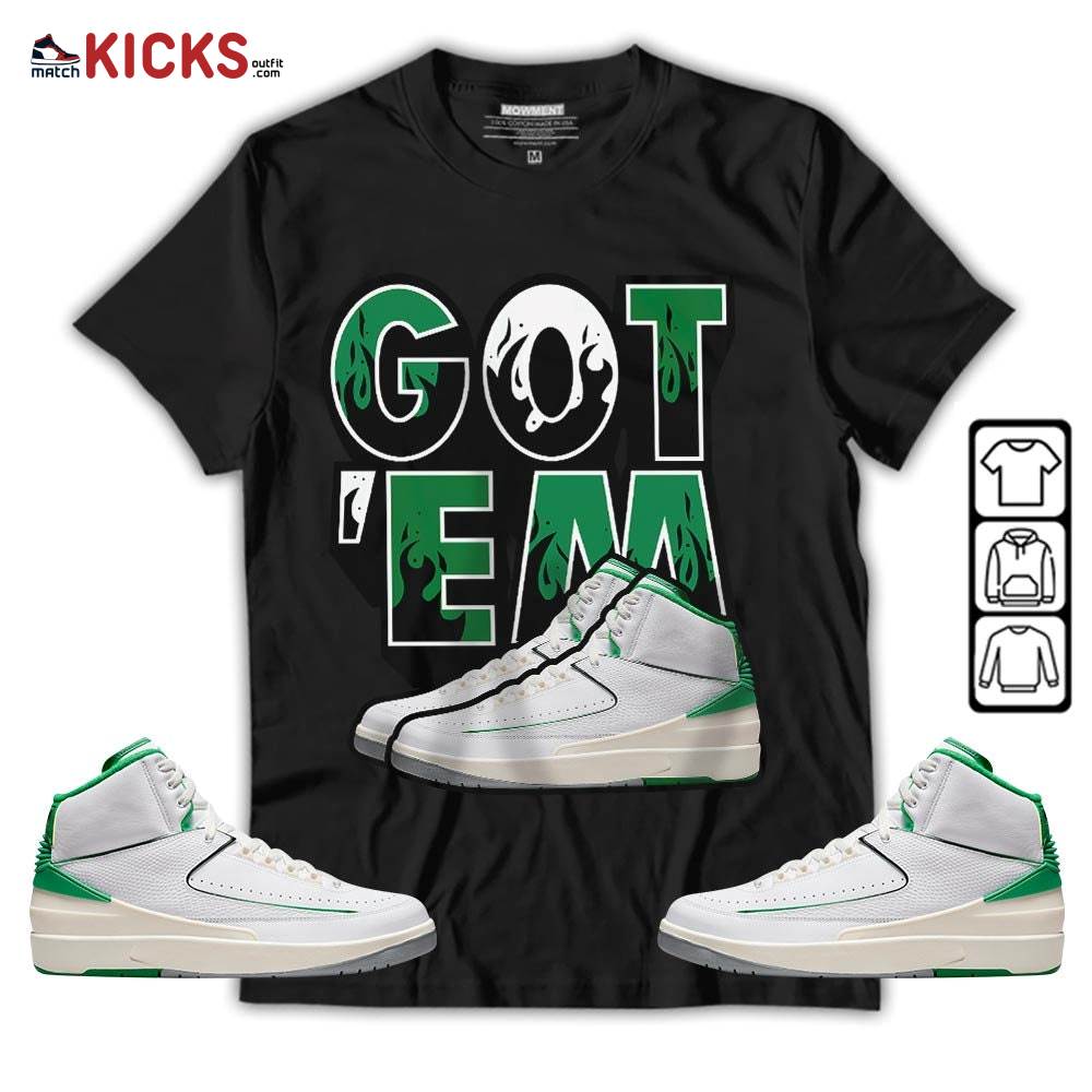 Shoes Got Em Drip Sneaker Shirt Match Lucky Green 2s, Jordan 2 Lucky Green MKO T-Shirt Shoes Got Em Drip Sneaker Shirt Match Lucky Green 2s, Jordan 2 Lucky Green MKO T-Shirt