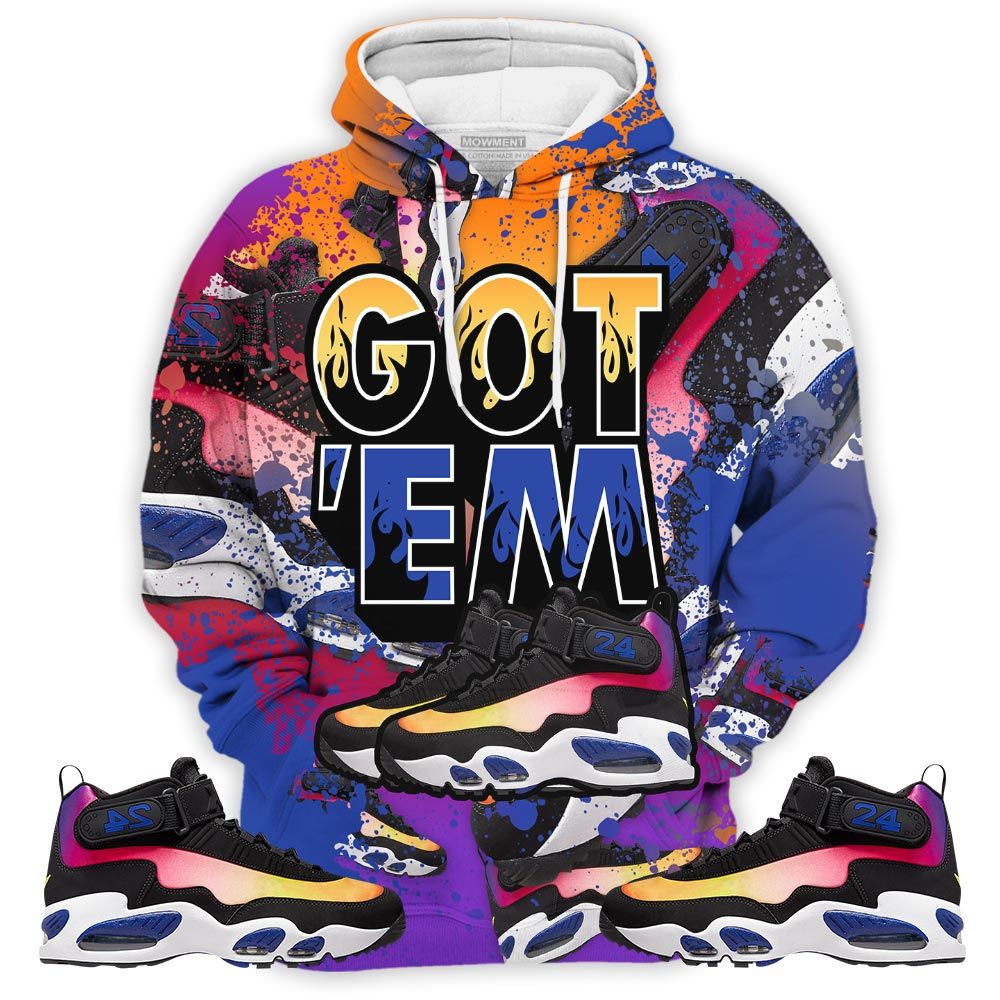 Shoes Got Em Drip Sneaker Shirt Match Max 1 Los Angeles, Air Griffey Max 1 Los Angeles Hoodie Sweatshirt Tee All Over Print MKO Shirt