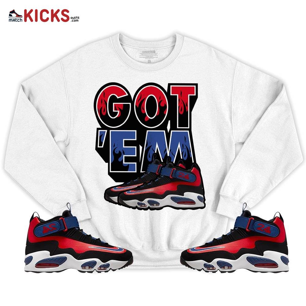 Shoes Got Em Drip Sneaker Shirt Match Max 1 Navy Red Black, Air Griffey Max 1 Black Red Navy Blue MKO T-Shirt Shoes Got Em Drip Sneaker Shirt Match Max 1 Navy Red Black, Air Griffey Max 1 Black Red Navy Blue MKO T-Shirt