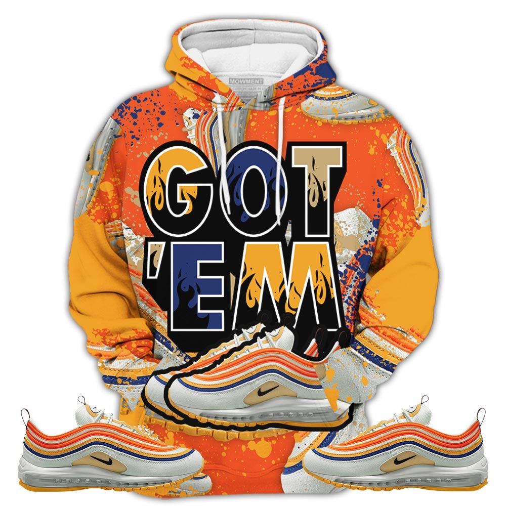 Shoes Got Em Drip Sneaker Shirt Match Max 97 Frank Rudy, Air Max 97 Se Air Pressure Hoodie Sweatshirt Tee All Over Print MKO Shirt