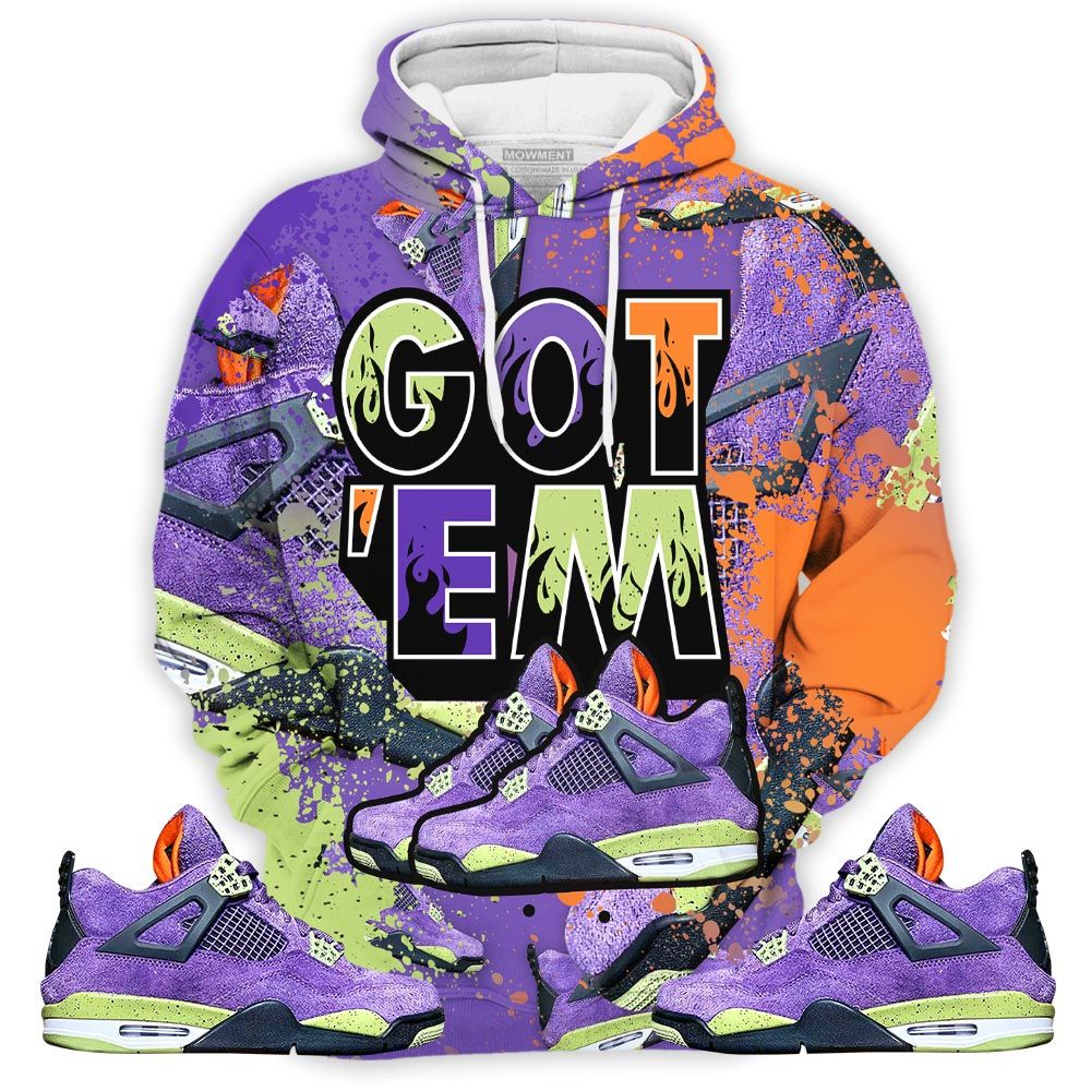Shoes Got Em Drip Sneaker Shirt Match Retro Canyon Purple 4S, Jordan 4 Canyon Purple Hoodie Sweatshirt Tee All Over Print MKO Shirt Shoes Got Em Drip Sneaker Shirt Match Retro Canyon Purple 4S, Jordan 4 Canyon Purple Hoodie Sweatshirt Tee All Over Print MKO Shirt