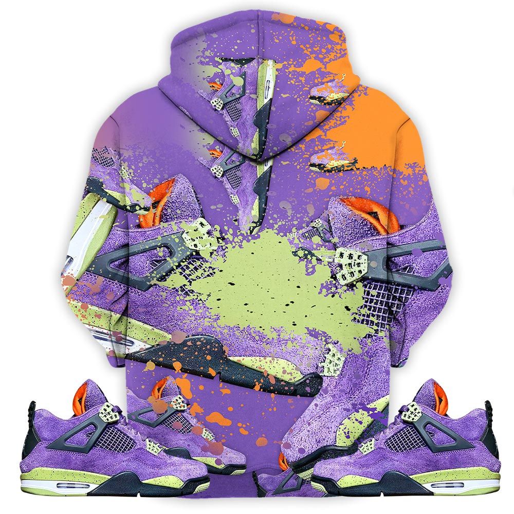 Shoes Got Em Drip Sneaker Shirt Match Retro Canyon Purple 4S, Jordan 4 Canyon Purple Hoodie Sweatshirt Tee All Over Print MKO Shirt