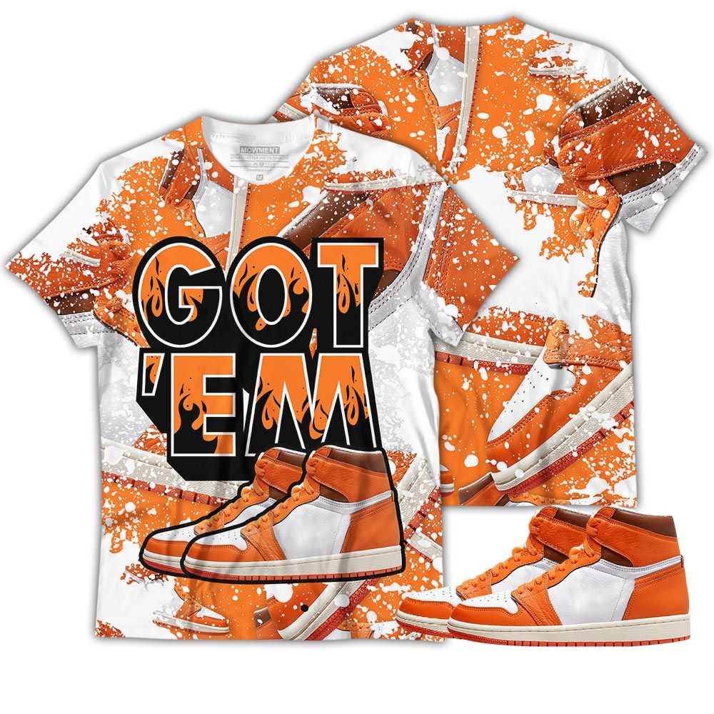 Shoes Got Em Drip Sneaker Shirt Match Retro Starfish 1S, Jordan 1 Retro High Og Starfish Hoodie Sweatshirt Tee All Over Print MKO Shirt Shoes Got Em Drip Sneaker Shirt Match Retro Starfish 1S, Jordan 1 Retro High Og Starfish Hoodie Sweatshirt Tee All Over Print MKO Shirt