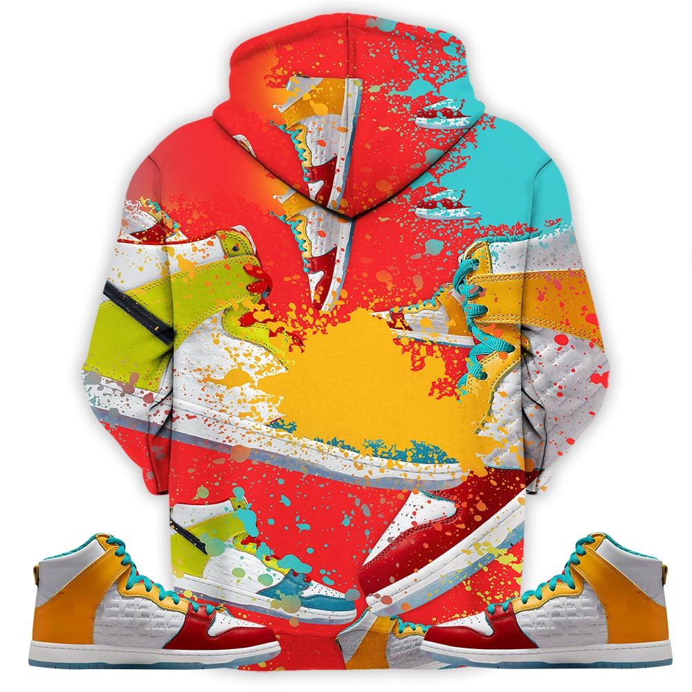 Shoes Got Em Drip Sneaker Shirt Match Sb Dunk Froskate, Sb Dunk High All Love No Hate Hoodie Sweatshirt Tee All Over Print MKO Shirt