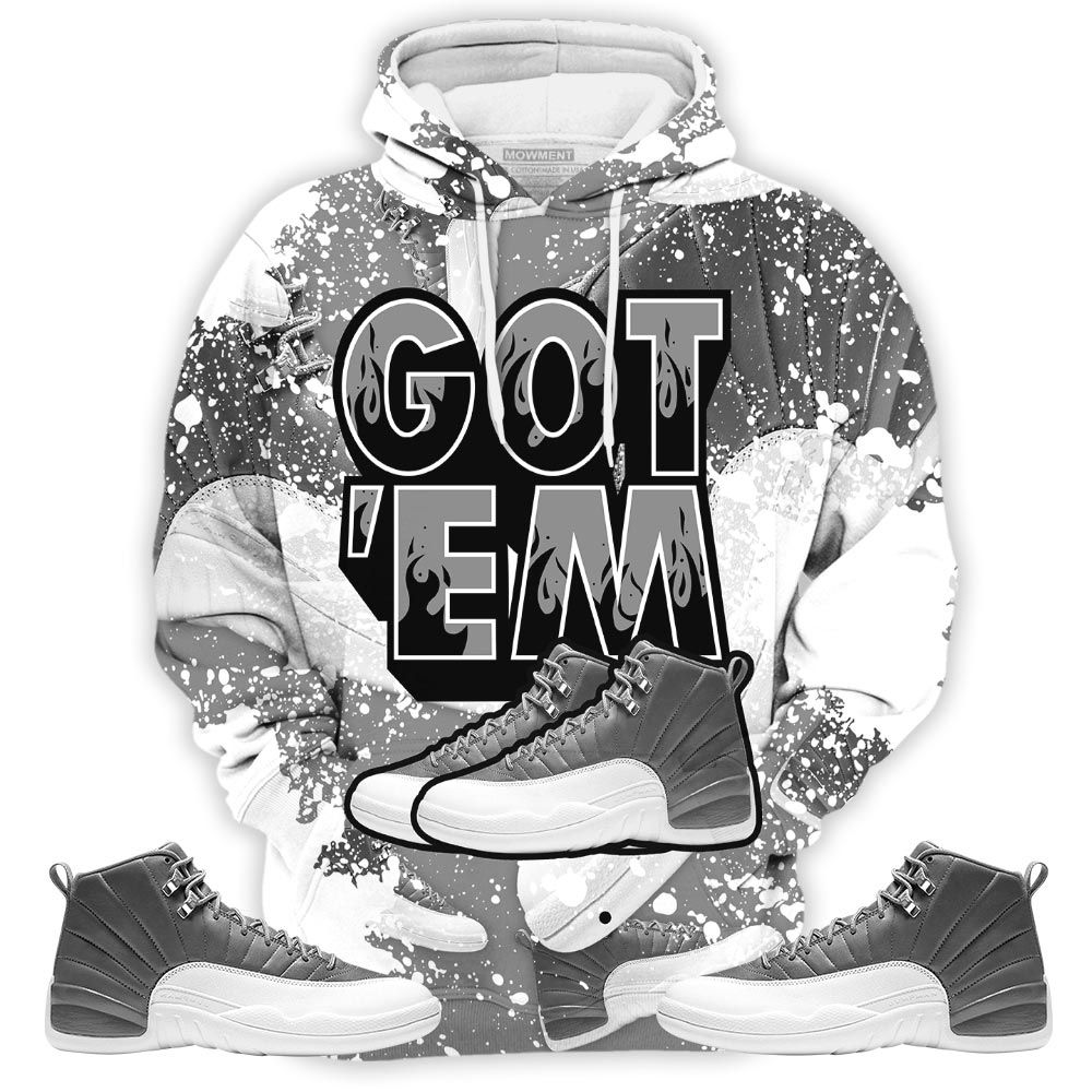 Shoes Got Em Drip Sneaker Shirt Match Stealth 12S, Jordan 12 Retro Stealth Hoodie Sweatshirt Tee All Over Print MKO Shirt Shoes Got Em Drip Sneaker Shirt Match Stealth 12S, Jordan 12 Retro Stealth Hoodie Sweatshirt Tee All Over Print MKO Shirt