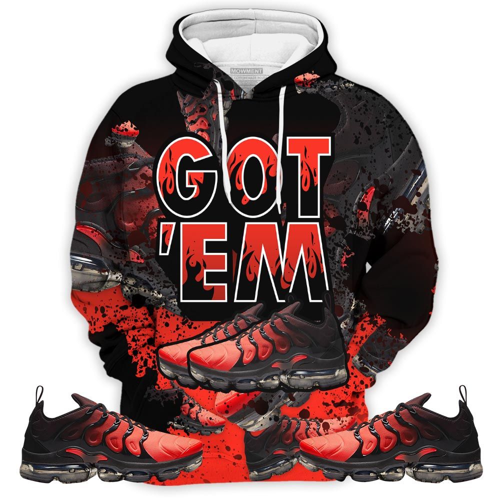 Shoes Got Em Drip Sneaker Shirt Match Vapormax Plus Red Black, Air Vapormax Plus Darth Maul Hoodie Sweatshirt Tee All Over Print MKO Shirt Shoes Got Em Drip Sneaker Shirt Match Vapormax Plus Red Black, Air Vapormax Plus Darth Maul Hoodie Sweatshirt Tee All Over Print MKO Shirt