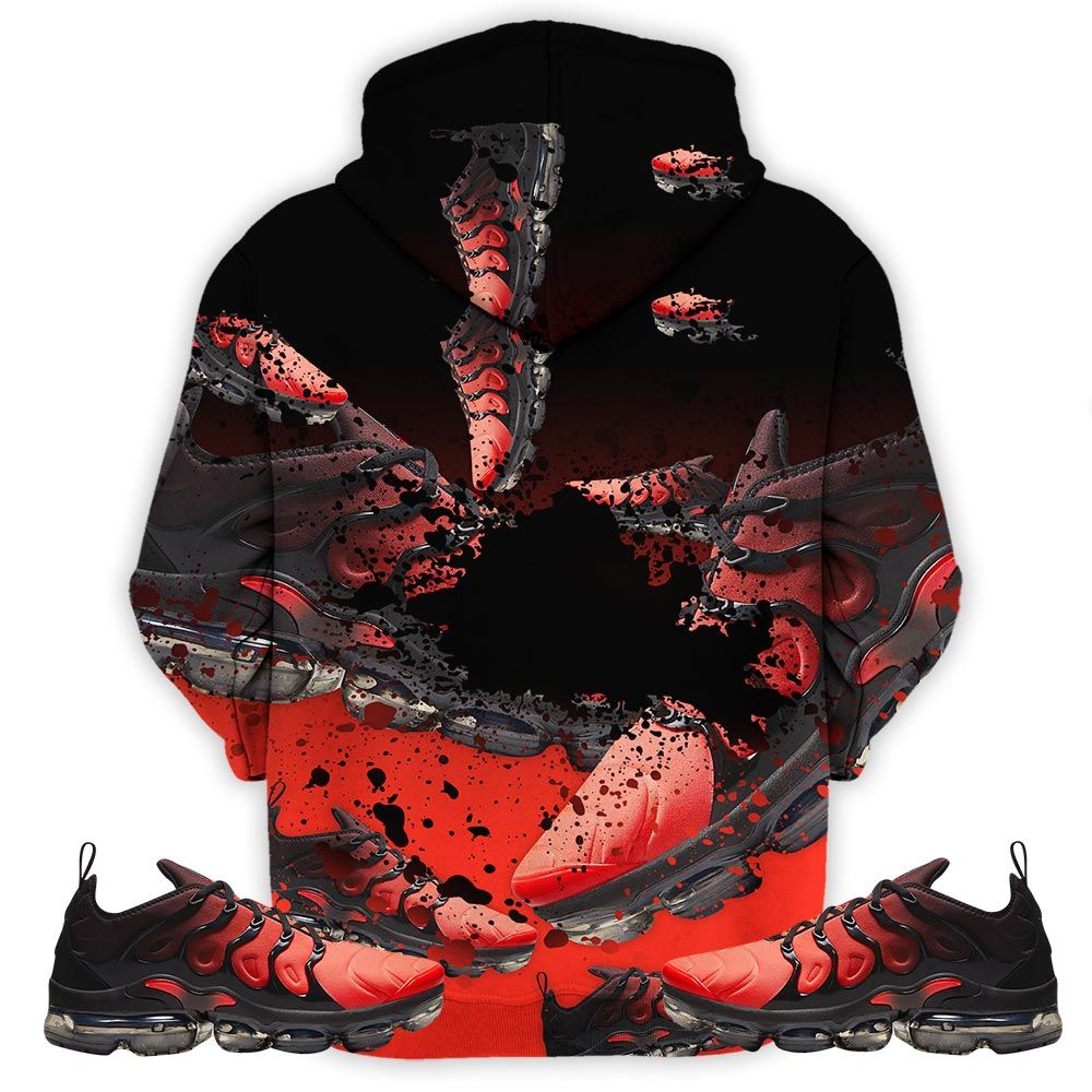 Shoes Got Em Drip Sneaker Shirt Match Vapormax Plus Red Black, Air Vapormax Plus Darth Maul Hoodie Sweatshirt Tee All Over Print MKO Shirt
